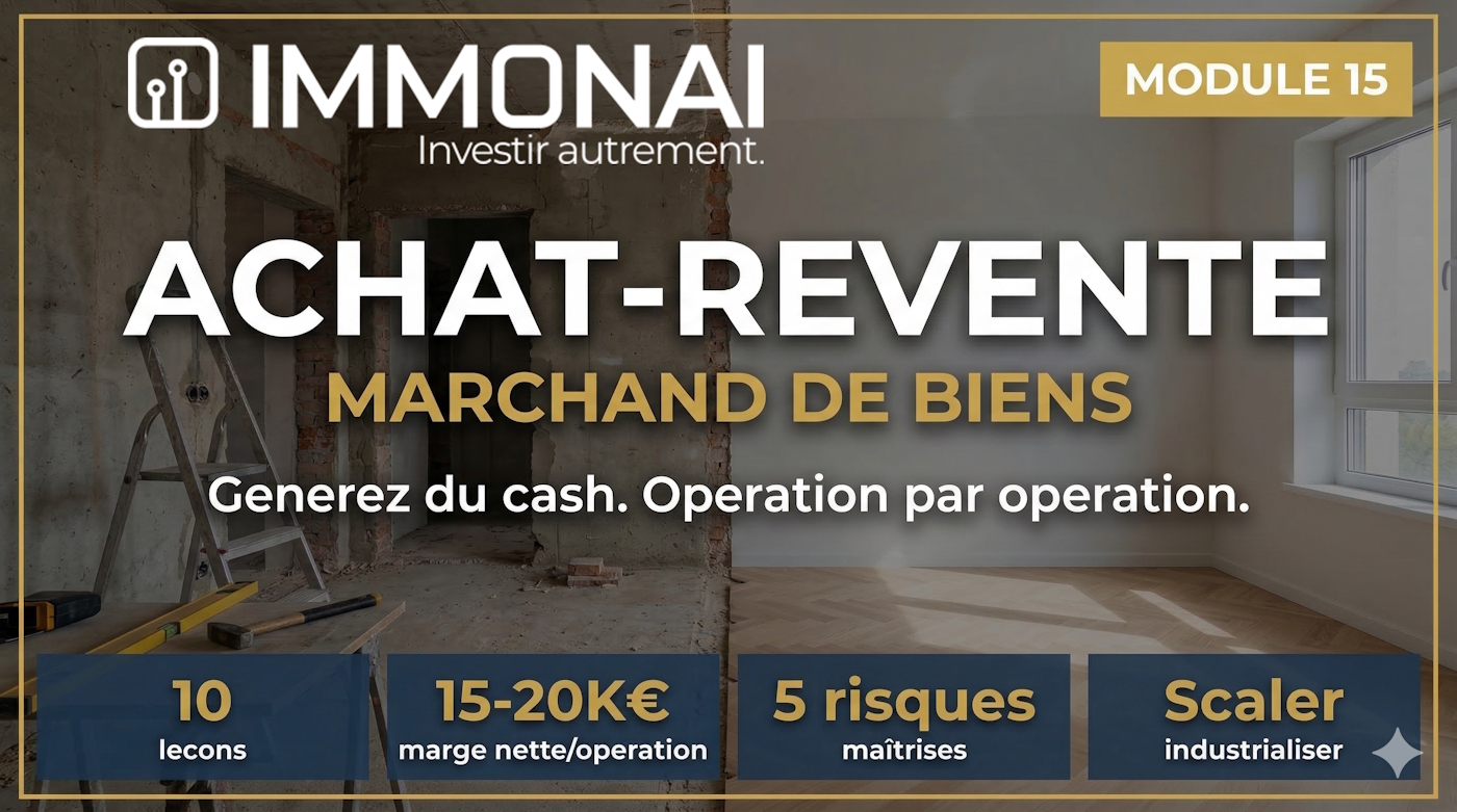 Achat-Revente — Marchand de Biens