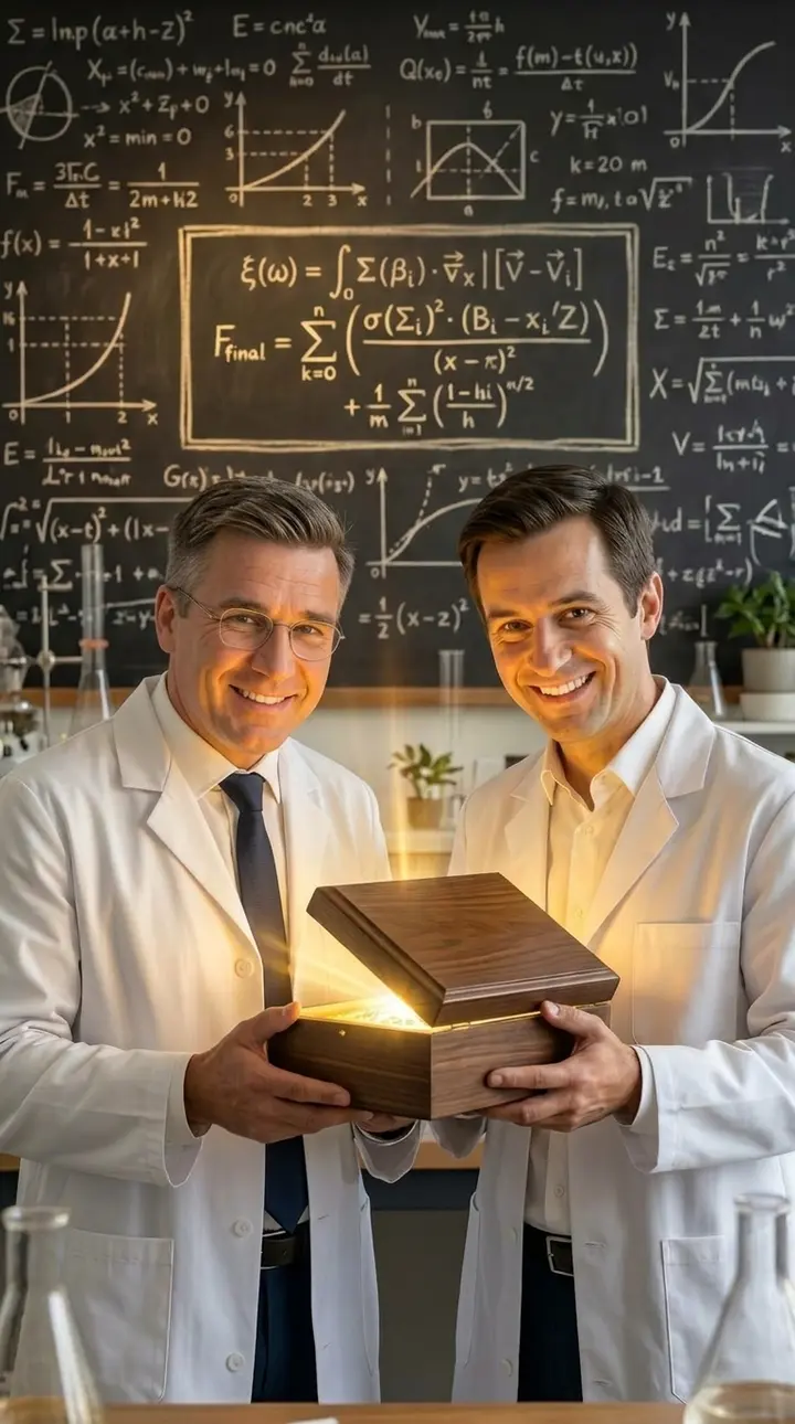 Thierry et Karl ouvrent la boîte dorée de la formule